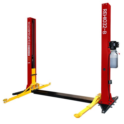 Elevador automotivo 3,2T com base double lock monof�sico vermelho - REHI032-B  220V