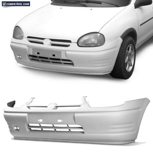 Para-choque Corsa Wind/Super/Pickup 1994 a 1999 dianteiro primer sem spoiler - 1613 Para-choque Corsa Wind/Super/Pickup 1994 a 1999 dianteiro primer sem spoiler - 1613