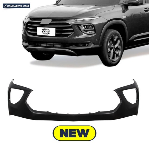 Para-choque Montana 2023 e 2024 dianteiro preto liso - 1721 Para-choque Montana 2023 e 2024 dianteiro preto liso - 1721