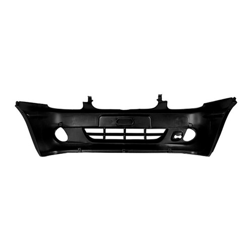 Para-choque Corsa Hatch/Pickup 1999 a 2002 dianteiro preto texturizado com farol - 1733