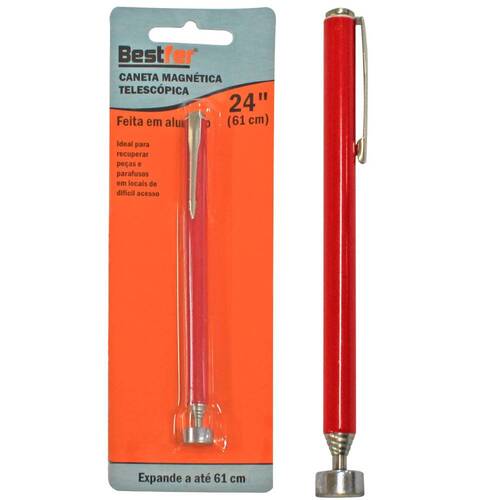 Pegador de peças magnético tipo caneta extensível 61 cm - BFH1480 Pegador de peças magnético tipo caneta extensível 61 cm - BFH1480