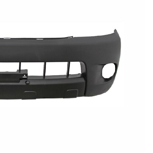 Para-choque Hilux 2005 a 2008 dianteiro preto com farol sem furo para moldura - 7001