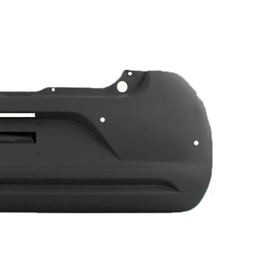 Para-choque Mobi 2016 a 2022 traseiro preto com furo para sensor - 3382