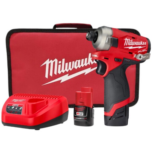 Parafusadeira de impacto hidr�ulica a bateria 12V 1/4