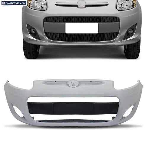 Para-choque Palio 2012 a 2020 dianteiro cinza primer parcial - 3431