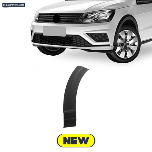 Moldura Saveiro Trendline Robust Highline 2013 a 2023 dianteiro preto - 6629 Moldura Saveiro Trendline Robust Highline 2013 a 2023 dianteiro preto - 6629