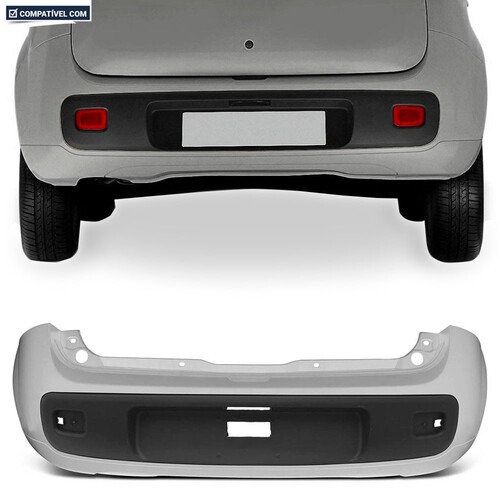 Para-choque Uno 2010 a 2014 traseiro primer parcial - 3416 Para-choque Uno 2010 a 2014 traseiro primer parcial - 3416