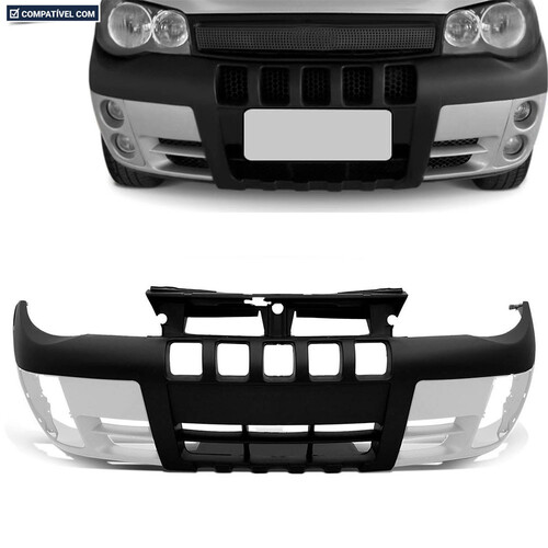 Para-choque Strada Palio Adventure Restyling2 2005 a 2008 dianteiro primer parcial - 3403
