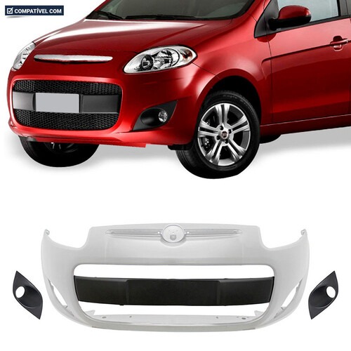 Para-choque Palio 2012 a 2020 dianteiro cinza primer - 3477K Para-choque Palio 2012 a 2020 dianteiro cinza primer - 3477K