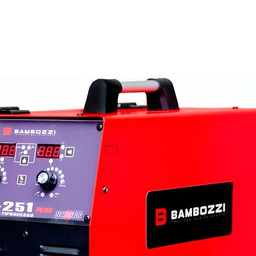 Inversora de solda Multiprocesso 250A para Mig e eletrodo monofásica MTE 251 Plus 220V Inversora de solda Multiprocesso 250A para Mig e eletrodo monofásica MTE 251 Plus 220V