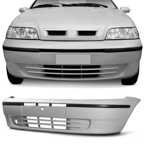 Para-choque Palio fire/Siena 2001 a 2007 dianteiro primer sem furo para farol - 3261A