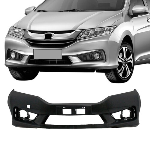 Para-choque City 2015 a 2017 dianteiro preto com e sem farol - 8120 Para-choque City 2015 a 2017 dianteiro preto com e sem farol - 8120