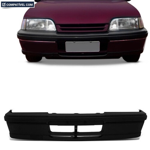 Para-choque Monza 1991 a 1996 dianteiro preto sem farol e alma - 1640S Para-choque Monza 1991 a 1996 dianteiro preto sem farol e alma - 1640S