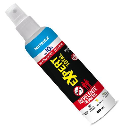 Repelente de insetos em spray 200 ml 10 horas - Expert total Repelente de insetos em spray 200 ml 10 horas - Expert total