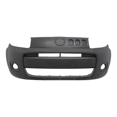 Para-choque Uno Way 2010 a 2014 dianteiro cinza texturizado com e sem furo para farol - 3414