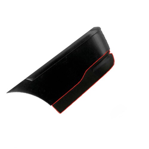 Para-choque Saveiro G3 2003 a 2005 traseiro esquerdo liso parcial - 6523 Para-choque Saveiro G3 2003 a 2005 traseiro esquerdo liso parcial - 6523