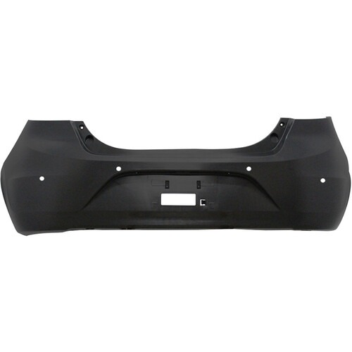 Para-choque KA Hatch 2014 a 2018 traseiro preto com furo para sensor - 2675-E Para-choque KA Hatch 2014 a 2018 traseiro preto com furo para sensor - 2675-E