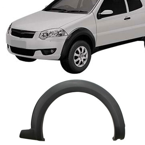 Moldura para-lama Strada Working/Trekking 2014 dianteiro direito cinza texturizado - 3553