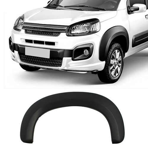 Moldura para-lama Uno Way 2014 a 2022 dianteiro esquerdo preto texturizado - 3567 Moldura para-lama Uno Way 2014 a 2022 dianteiro esquerdo preto texturizado - 3567