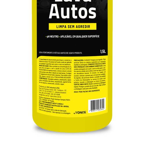 Detergente automotivo concentrado 1,5L - Lava autos Detergente automotivo concentrado 1,5L - Lava autos