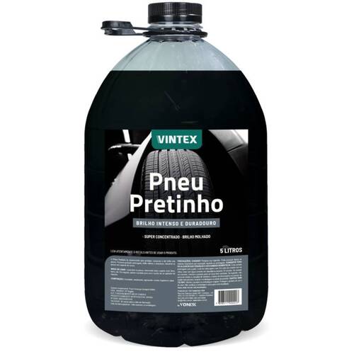 Limpa pneus automotivo pretinho 5L - 2008029 Limpa pneus automotivo pretinho 5L - 2008029