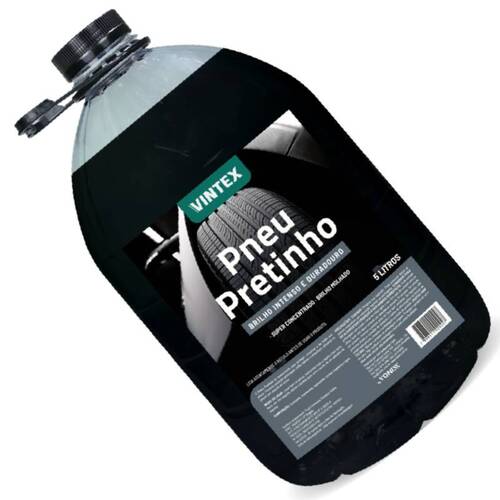 Limpa pneus automotivo pretinho 5L - 2008029 Limpa pneus automotivo pretinho 5L - 2008029