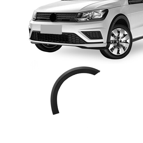 Moldura para-lama Saveiro G7 Highline/Pepper/Robust/Trendline 2016 a 2023 dianteiro preto direito texturizado - 6698 Moldura para-lama Saveiro G7 Highline/Pepper/Robust/Trendline 2016 a 2023 dianteiro preto direito texturizado - 6698