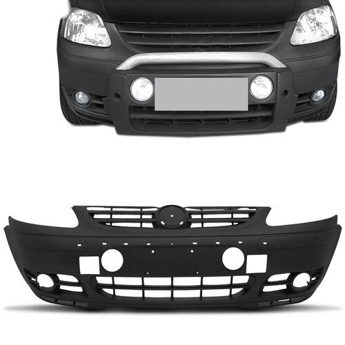 Para-choque Crossfox 2005 a 2007 dianteiro preto texturizado - 6431 Para-choque Crossfox 2005 a 2007 dianteiro preto texturizado - 6431