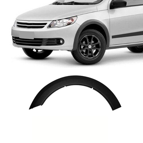 Moldura Saveiro G5 2008 a 2012 dianteiro preto esquerdo - 6624 Moldura Saveiro G5 2008 a 2012 dianteiro preto esquerdo - 6624