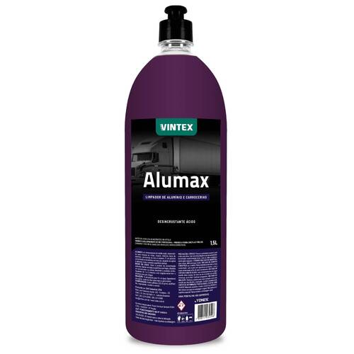Limpador de alumínio automotivo concentrado 1,5L - Alumax Limpador de alumínio automotivo concentrado 1,5L - Alumax