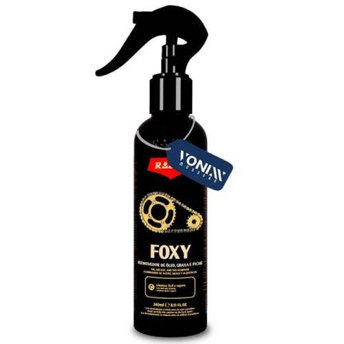 Removedor de óleo graxa e piche 240 ml - Razux - Foxy Removedor de óleo graxa e piche 240 ml - Razux - Foxy