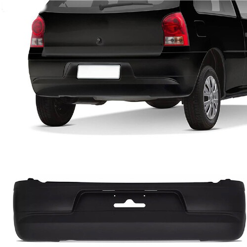Para-choque Gol G4 2005 a 2010 traseiro preto texturizado - 6457 Para-choque Gol G4 2005 a 2010 traseiro preto texturizado - 6457