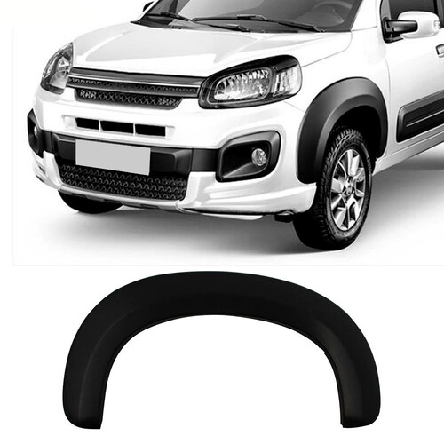 Moldura para Roda Uno Way 2014 a 2022 dianteiro direito preto - 3568 Moldura para Roda Uno Way 2014 a 2022 dianteiro direito preto - 3568