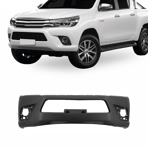 Para-choque Hilux 2015 a 2018 dianteiro preto texturizado - 7067 Para-choque Hilux 2015 a 2018 dianteiro preto texturizado - 7067