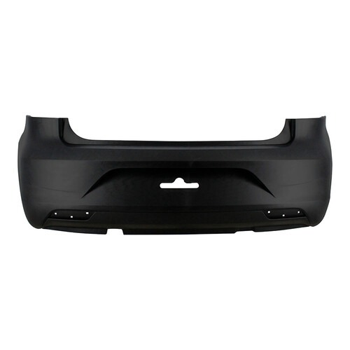 Para-choque Fox 2014 a 2022 traseiro preto liso parcial sem furo para sensor - 6471-E Para-choque Fox 2014 a 2022 traseiro preto liso parcial sem furo para sensor - 6471-E