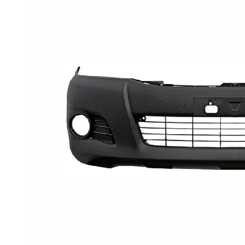 Para-choque Hilux 2012 a 2015 dianteiro preto texturizado com grade - 7064 Para-choque Hilux 2012 a 2015 dianteiro preto texturizado com grade - 7064