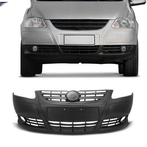 Para-choque Fox/Spacefox 2006 a 2010 dianteiro liso parcial com farol - 6472