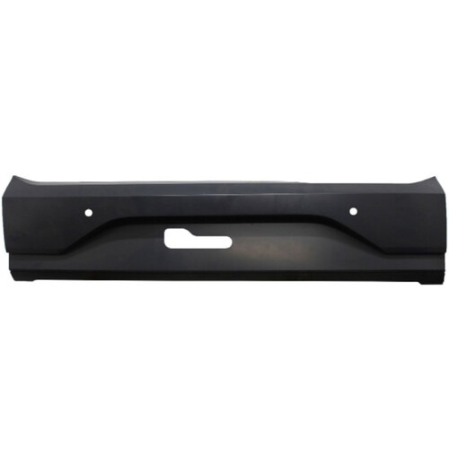 Para-choque Saveiro Robust G7 2016 a 2020 traseiro centro preto com furo para sensor - 6654 Para-choque Saveiro Robust G7 2016 a 2020 traseiro centro preto com furo para sensor - 6654