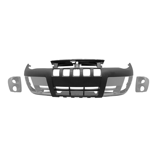 Para-choque Strada Palio adventure 2005 a 2008 dianteiro preto com primer - 3490K