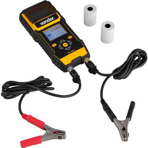 Testador de baterias com impressora - TBV 2000 Testador de baterias com impressora - TBV 2000