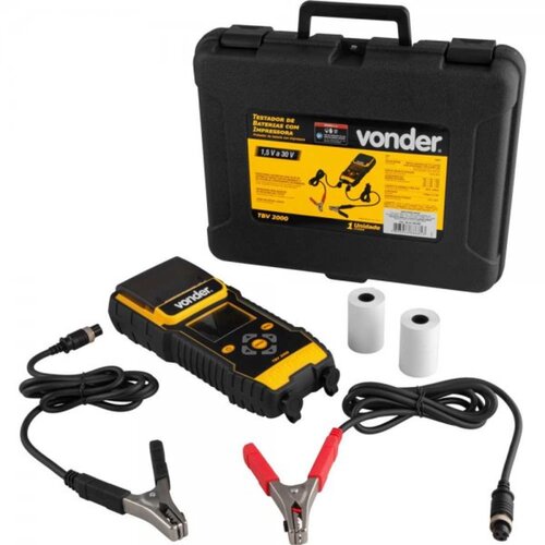 Testador de baterias com impressora - TBV 2000 Testador de baterias com impressora - TBV 2000