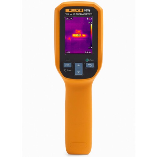 C�mera t�rmica infravermelha com modo PIP 120 x 90 pixels -20�C a 400�C - VT08