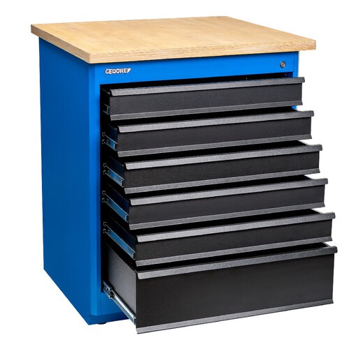 Módulo para armário modular com 6 gavetas para ferramentas - 4600P Módulo para armário modular com 6 gavetas para ferramentas - 4600P