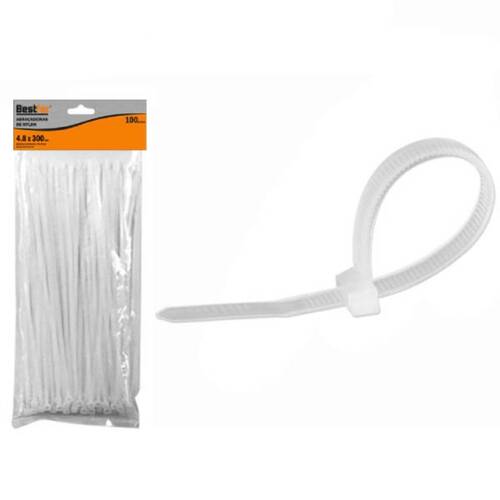 Abraçadeira de nylon 4,8 mm x 30 cm 100 peças - BFH1631 Abraçadeira de nylon 4,8 mm x 30 cm 100 peças - BFH1631