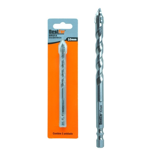 Broca excêntrica borda serrilhada com ponta cruzada 10 mm - BFH3513 Broca excêntrica borda serrilhada com ponta cruzada 10 mm - BFH3513