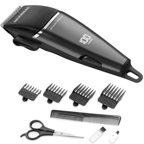 Máquina de cortar cabelo e barba com 8 acessórios SmartCut - CR-11-BI 110V/220V Máquina de cortar cabelo e barba com 8 acessórios SmartCut - CR-11-BI 110V/220V