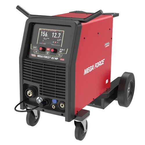Inversora de solda Multiprocesso 250A para Eletrodo Mig Tig e Arame Tubular monof�sica - Mega Force 257MP  220V