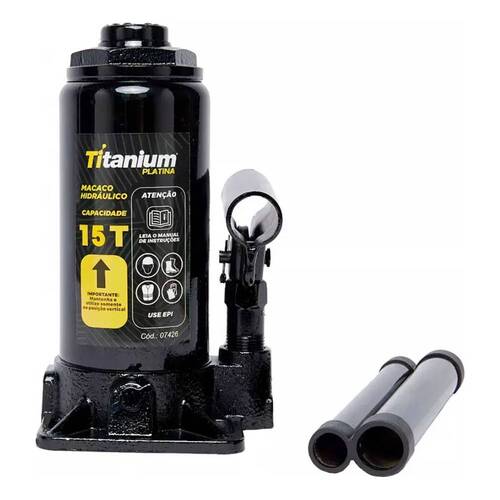 Macaco hidr�ulico tipo garrafa 15 toneladas - 7795