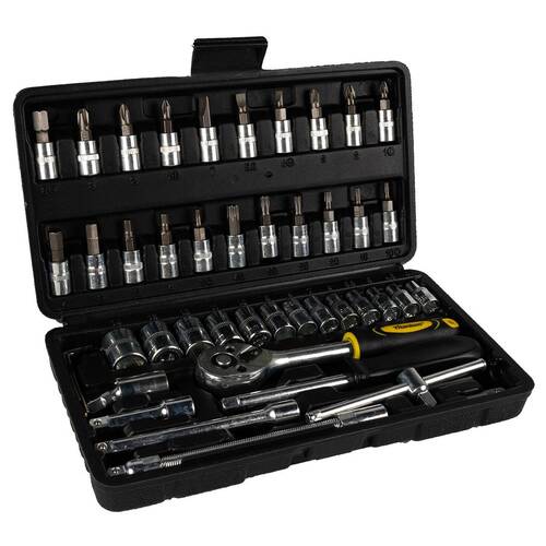 Jogo de soquete sextavado 4 a 14 mm encaixe 1/4 Jogo de soquete sextavado 4 a 14 mm encaixe 1/4