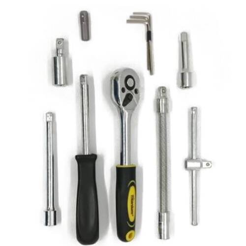 Jogo de soquete sextavado 4 a 14 mm encaixe 1/4 Jogo de soquete sextavado 4 a 14 mm encaixe 1/4